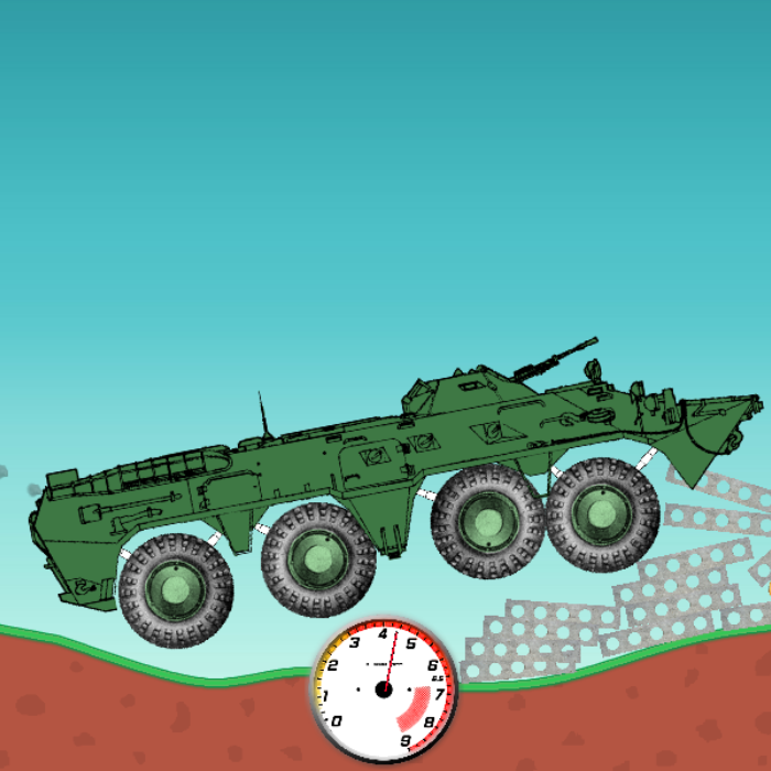 game car physics btr-80